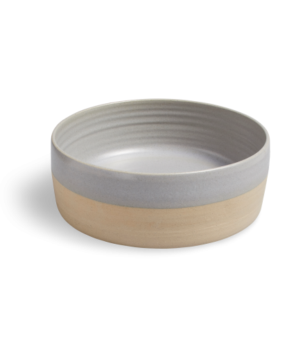 Ceramic food bowl Bo - grey