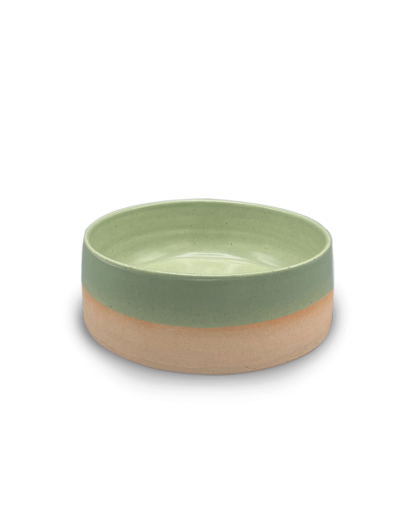 Ceramic food bowl Bo - emerald