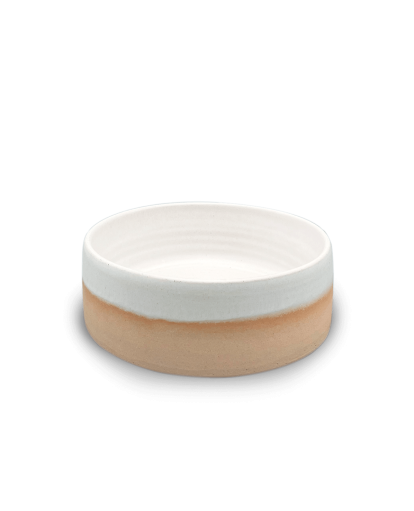 Ceramic food bowl Bo - white