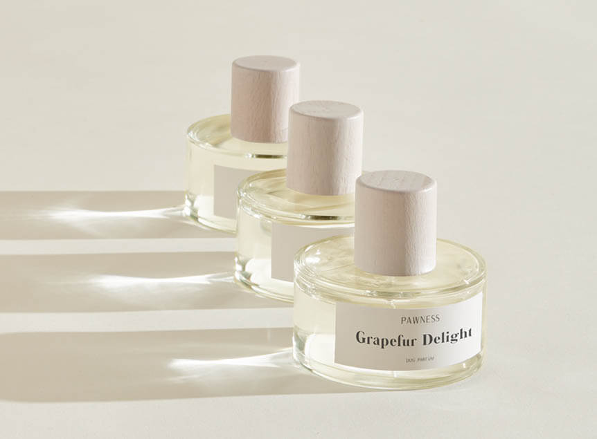 Grapefur Delight Dog Perfume bottles