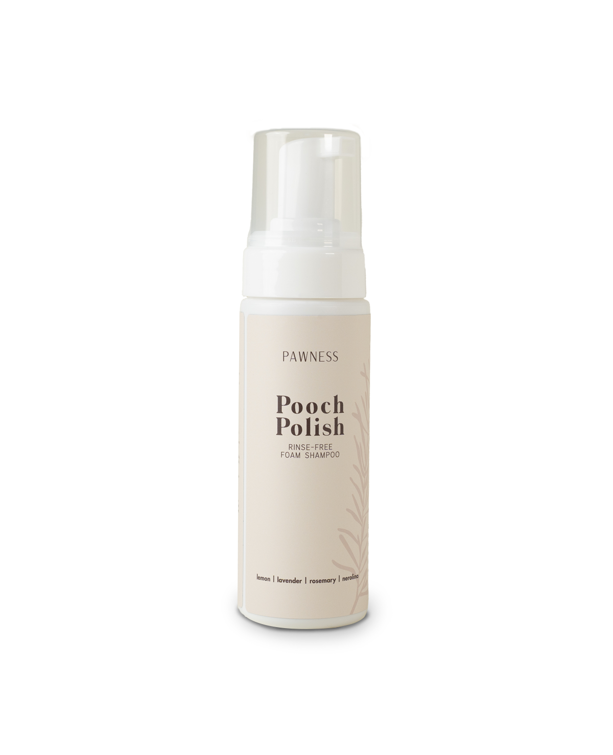 Rinse-free foam shampoo