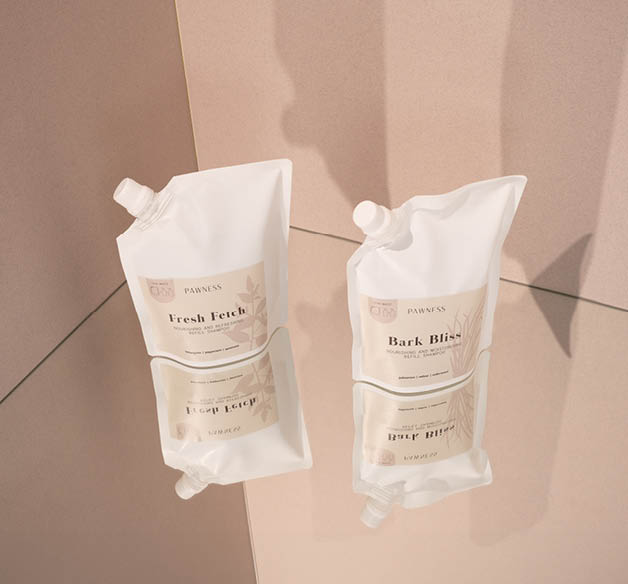 Refill pouch shampoo