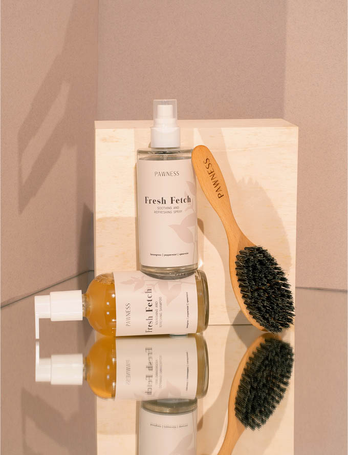 Short hair brush