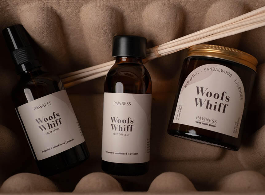 Woofs Whiff Collection in box