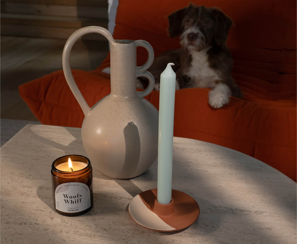 Bo and scented Candle