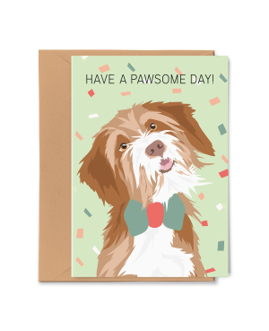 Wenskaart Have a pawsome day