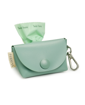 Vegan Leren Poepzakhouder Bo - Emerald